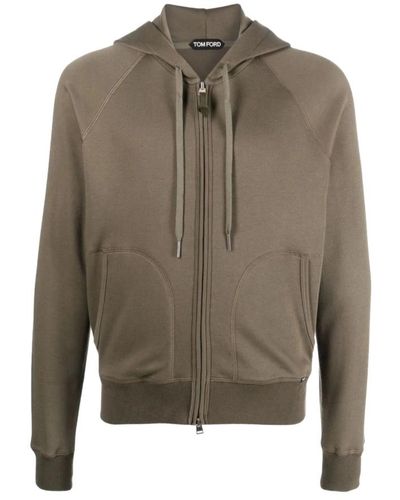 Tom Ford Sweatshirts & hoodies > zip-throughs - Vert