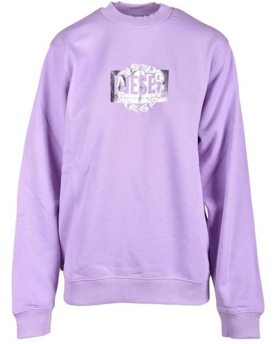 DIESEL Sweatshirts - Purple