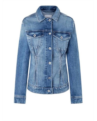Pepe Jeans Jackets > denim jackets - Bleu