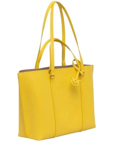 Pinko Tote Bags - Yellow