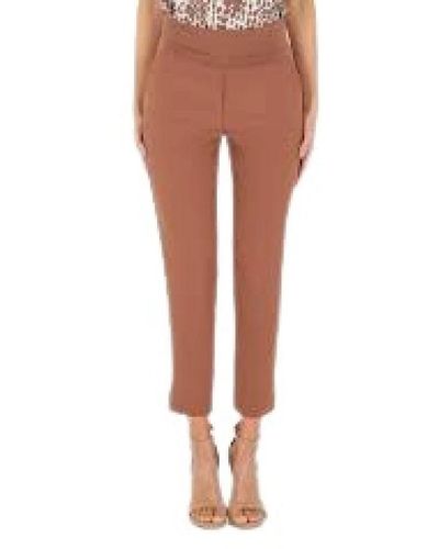 Manila Grace Cropped Trousers - Brown