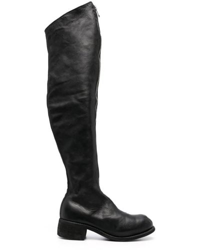 Guidi Shoes > boots > over-knee boots - Noir