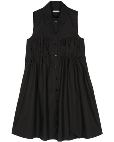 Patrizia Pepe Elegant chemisier dress in negro