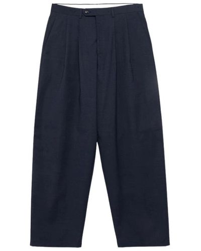 LC23 Trousers > cropped trousers - Bleu