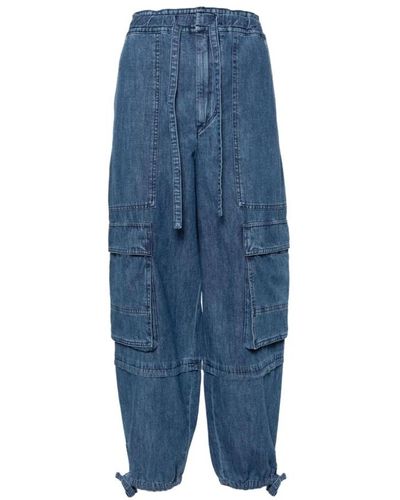 Isabel Marant Isabel marant étoile - jeans > loose-fit jeans - Bleu