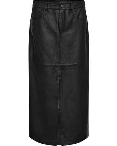 co'couture Skirts > leather skirts - Noir