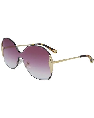 Chloé Mode sonnenbrille burgund verlaufslinse - Lila