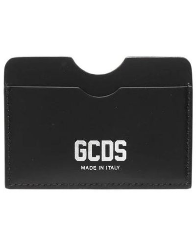Gcds Porta carte con stampa logo nero
