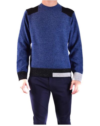 Neil Barrett Round-Neck Knitwear - Blue