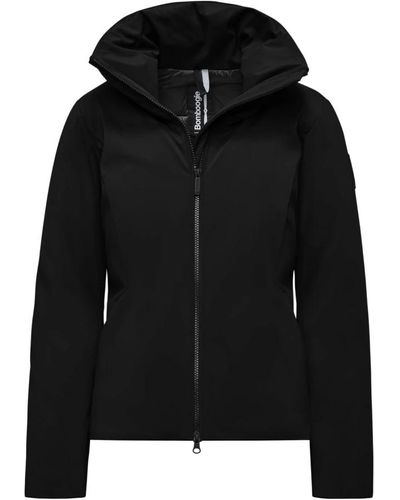 Bomboogie Short padded jacket with material - Negro