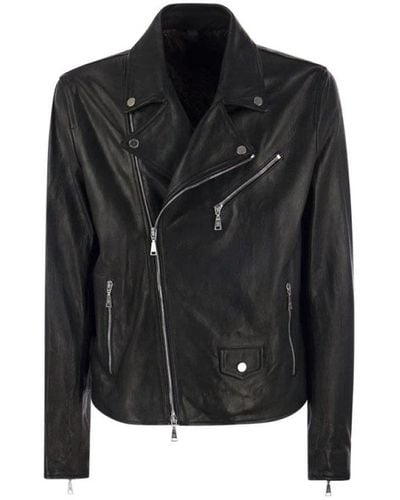 Tagliatore Jackets > leather jackets - Noir