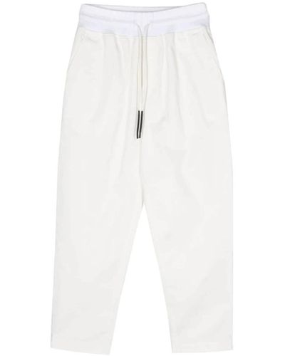 Ferrari Trousers > straight trousers - Blanc