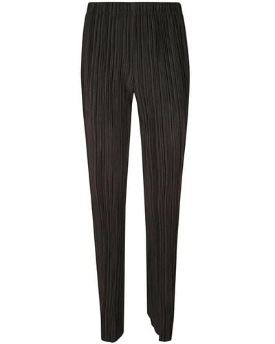 Anine Bing Trousers > slim-fit trousers - Noir
