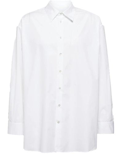 The Row Camicia bianca in cotone rilassata - Bianco