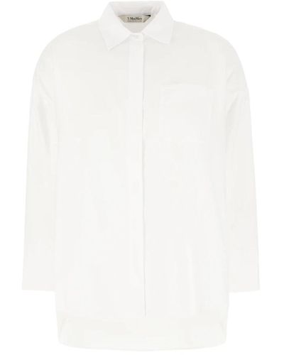 Max Mara Stilvolle hemden kollektion - Weiß