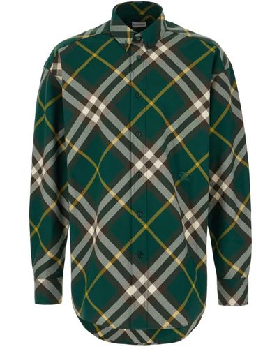 Burberry Collezione camicie stilose - Verde
