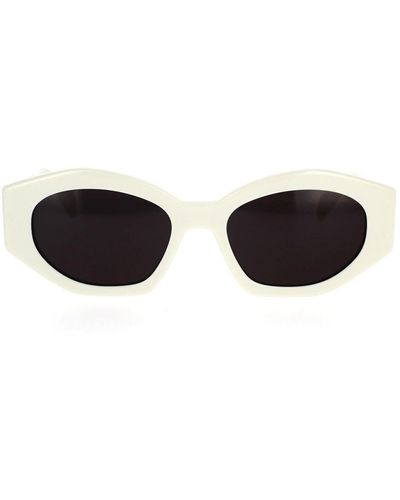 Celine Ivory oval sonnenbrille mit grauen gläsern - Braun