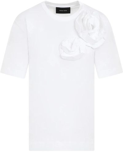 Simone Rocha Boy t-shirt pressed rose - Bianco