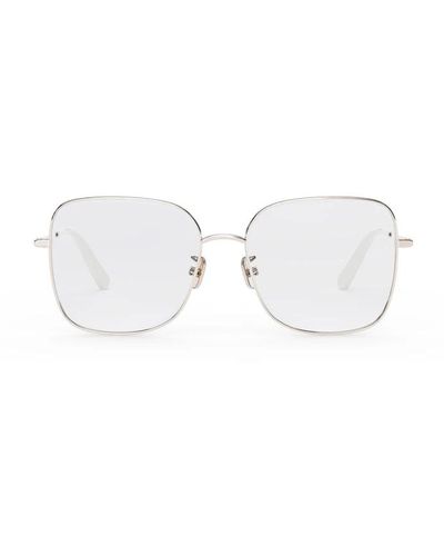 Dior Goldene optische brille stilvolles must-have - Weiß