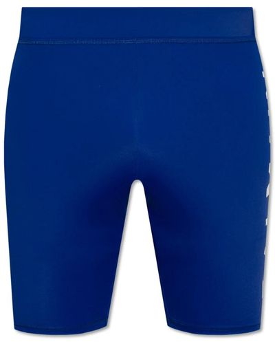 Balmain Badeshorts mit logo - Blau