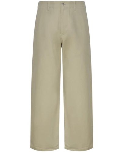 Burberry Wide Pants - Natural