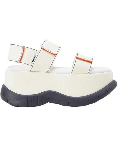 Sunnei Shoes > sandals > flat sandals - Blanc