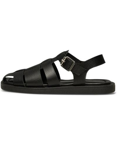 Shoe The Bear Flat Sandals - Black