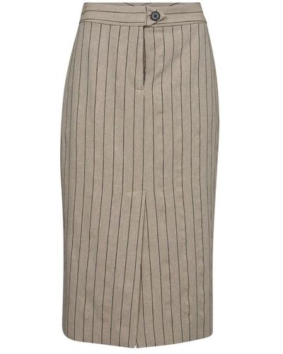 co'couture Midi Skirts - Grey