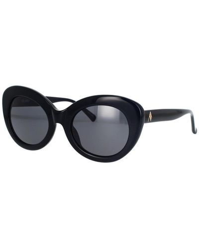 The Attico Linda farrow agnes occhiali da sole cat-eye oversize - Nero