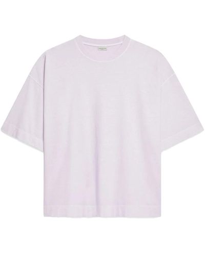 Dries Van Noten Tops > t-shirts - Violet