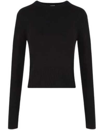 Totême Round-neck knitwear - Schwarz
