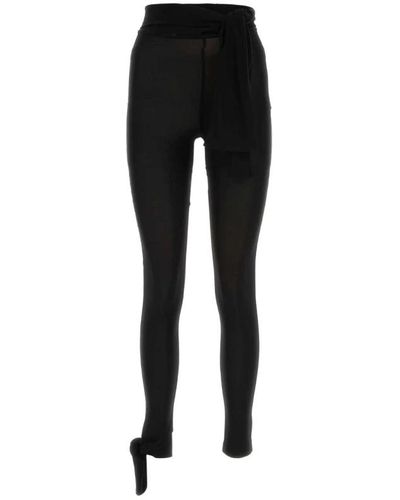 MSGM Trousers > leggings - Noir