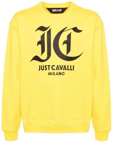 Just Cavalli Round-Neck Knitwear - Yellow