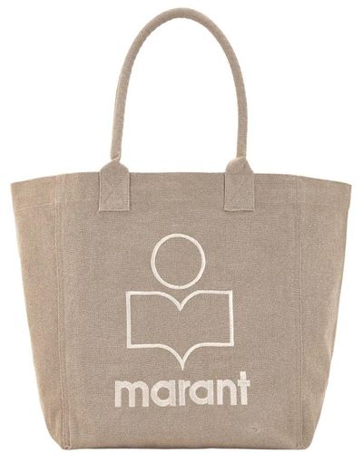 Isabel Marant Logo yenky tote bag - Natur