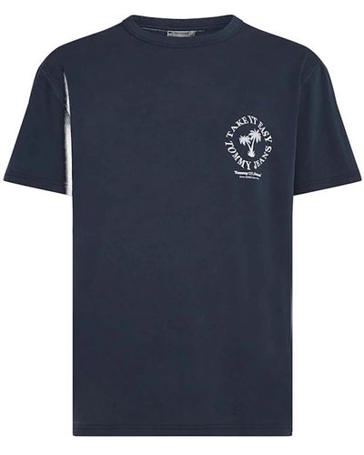 Tommy Hilfiger Novelty grafik t-shirt - Blau