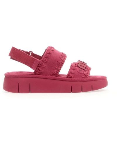 Mou Flat Sandals - Pink