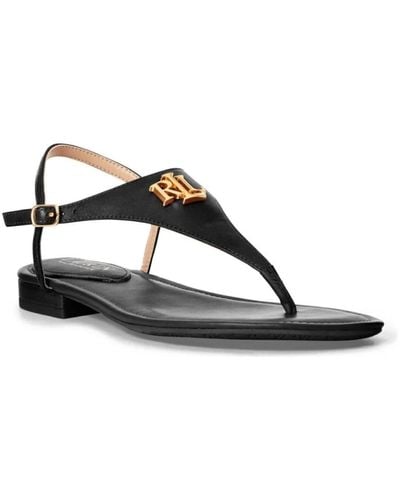 Ralph Lauren Flat Sandals - Black