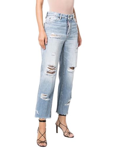 DSquared² Jeans > cropped jeans - Bleu