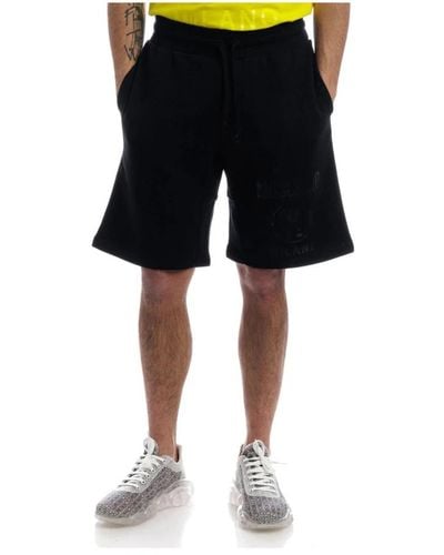 Moschino Schwarze sportbekleidung mit lockerer passform und elastischem bund