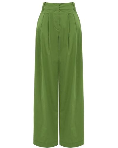 Jijil Wide Trousers - Grün