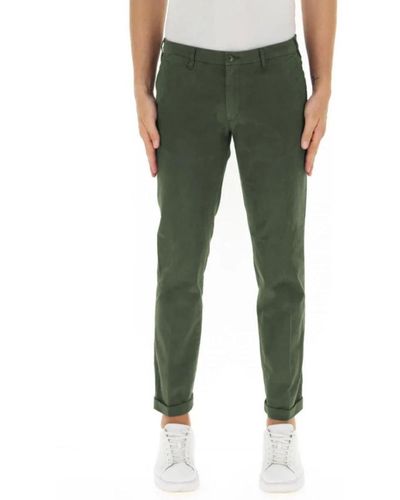 40weft Slim-Fit Trousers - Green