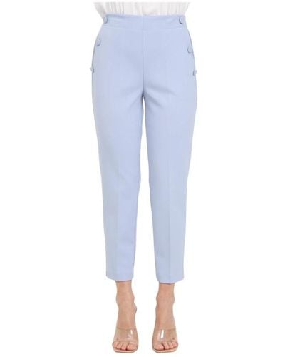 ViCOLO Trousers > cropped trousers - Bleu