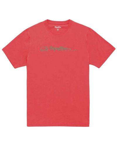 Refrigiwear Logo print baumwoll t-shirt - Rot