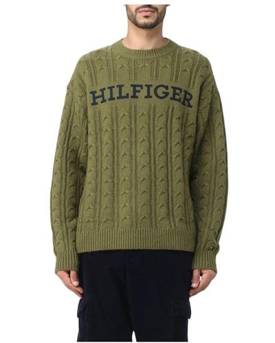 Tommy Hilfiger Knitwear > round-neck knitwear - Vert