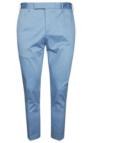 PT01 Trousers > slim-fit trousers - Bleu