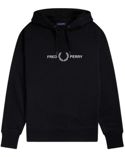 Fred Perry Pulls et sweats à capuche - Noir