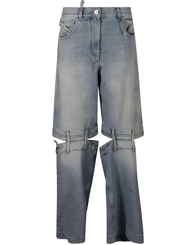 The Attico Wide Jeans - Grey
