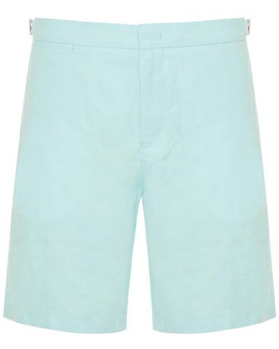 Orlebar Brown Casual Shorts - Blue