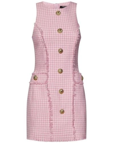 Balmain Short Dresses - Pink