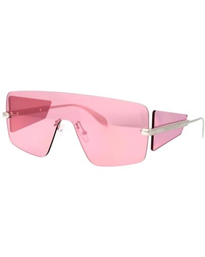 Alexander McQueen Stylische sonnenbrille am0460s - Pink